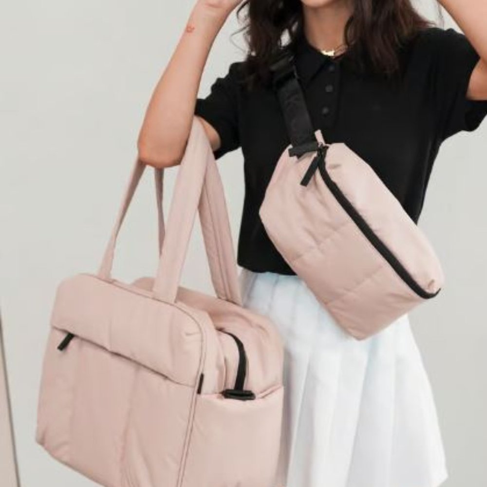 Luka Belt Bag in Rose Quartz